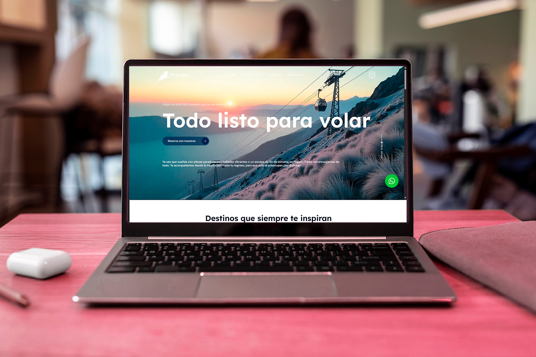 Pegaso Travel project interface