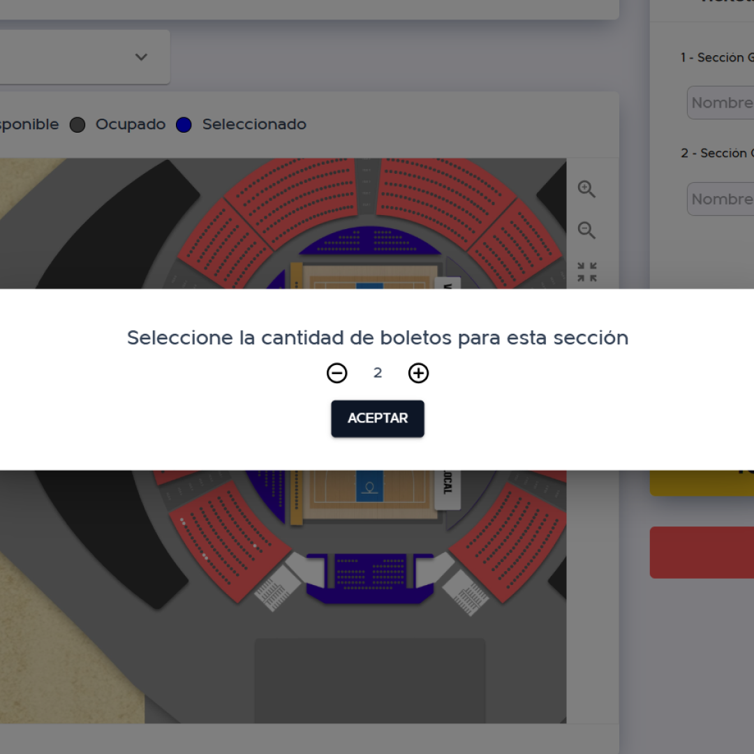 Luis Ramos Gymnasium sample interface — view 2